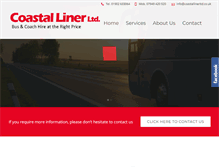 Tablet Screenshot of coastallinerltd.co.uk